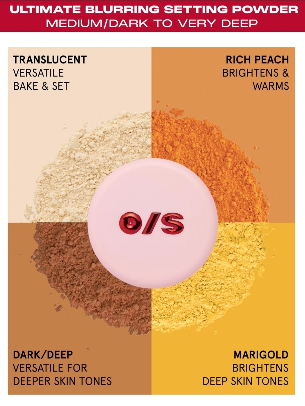 O/S Rich Peach Setting Powder - Picture 6 of 10